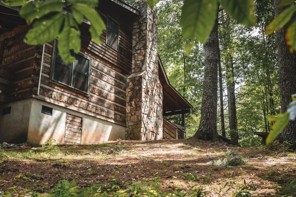 Creekside Overlook At 36 North Cabin - Fireplace Purlear Extérieur photo